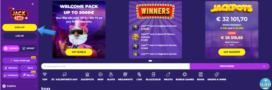 jacktop Casino