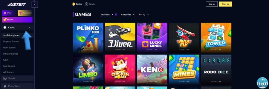JustBit Casino spellen