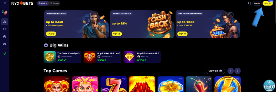 NYX BETS casino