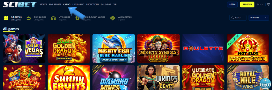 Scibet casino slot