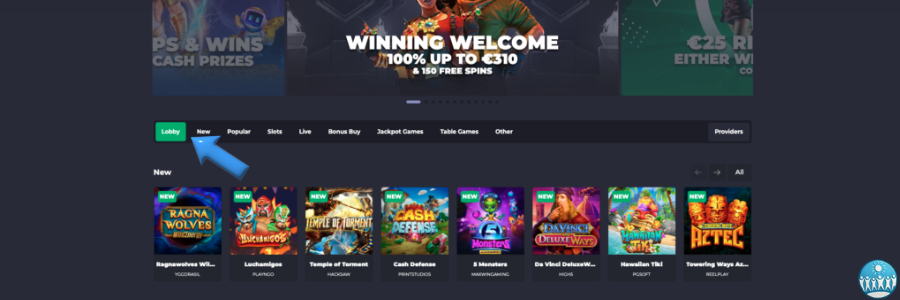Winning casino slot