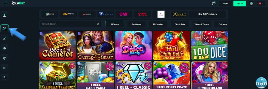 ZoloBet casino slot