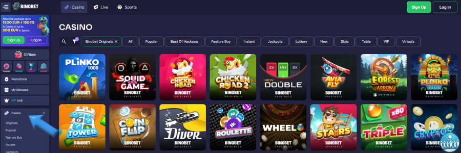 Binobet casino slot