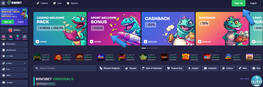 Binobet casino