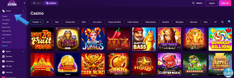 Slotrush casino slot