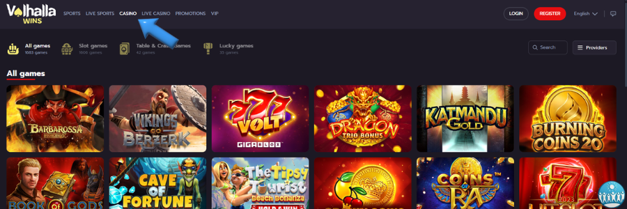 Valhallawins casino slot