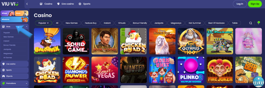 Viu Viu casino slot